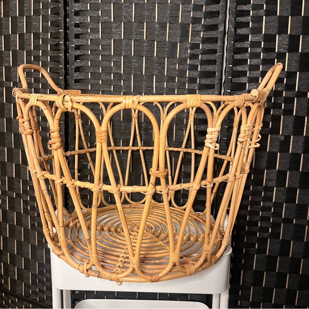 Boho Rattan Basket
